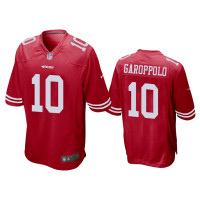 Men San Francisco 49ers #10 Scarlet Jimmy Garoppolo Nike Game Jersey