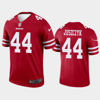 Men San Francisco 49ers #44 Kyle Juszczyk Scarlet Nike legend color rush Jersey