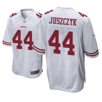 Men San Francisco 49ers #44 White Kyle Juszczyk Nike Game Jersey