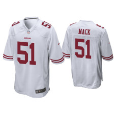 Men San Francisco 49ers #50 Alex Mack White Game Jersey