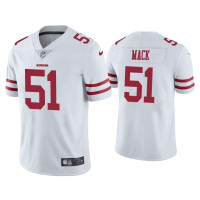 Men San Francisco 49ers #50 Vapor Limited Alex Mack 49ers White Jersey