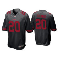 Men San Francisco 49ers #20 Ambry Thomas Black Game Jersey