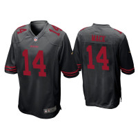 Men San Francisco 49ers #14 Austin Mack Black Game Jersey