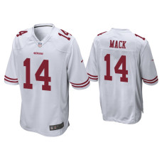 Men San Francisco 49ers #14 Austin Mack White Game Jersey