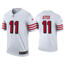 Men San Francisco 49ers #11 Color Rush Legend Brandon Aiyuk White Jersey