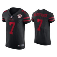 Men San Francisco 49ers #7 Colin Kaepernick Black 75th Anniversary Jersey