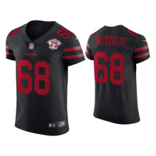 Men San Francisco 49ers #68 Colton McKivitz Black 75th Anniversary Jersey