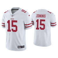 Men San Francisco 49ers #15 Vapor Limited Jauan Jennings 49ers White Jersey