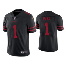 Men San Francisco 49ers #1 Vapor Limited Jimmie Ward 49ers Black Jersey