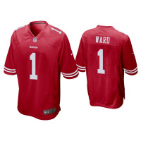 Men San Francisco 49ers #1 Jimmie Ward Scarlet Game Jersey