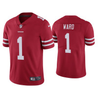 Men San Francisco 49ers #1 Vapor Limited Jimmie Ward 49ers Scarlet Jersey