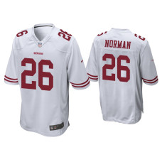 Men San Francisco 49ers #26 Josh Norman White Game Jersey