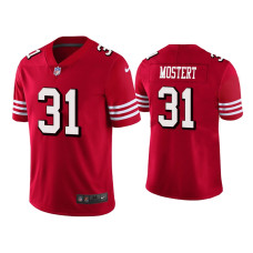 Men San Francisco 49ers #31 Vapor Untouchable Limited Raheem Mostert Vapor Limited Red Jersey