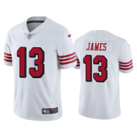 Men San Francisco 49ers #13 Nike Richie James White Color Rush Limited Jersey