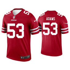 Men San Francisco 49ers #53 Tyrell Adams Scarlet Legend Jersey