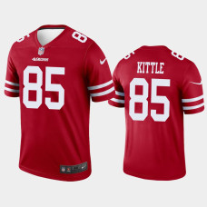 Men San Francisco 49ers #85 George Kittle Scarlet Nike legend color rush Jersey