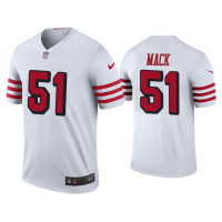 Men San Francisco 49ers #50 Color Rush Legend Alex Mack White Jersey