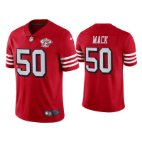 Men San Francisco 49ers #50 Alex Mack Vapor Limited Scarlet Jersey