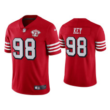 Men San Francisco 49ers #98 Arden Key Vapor Limited Scarlet Jersey