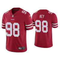 Men San Francisco 49ers #98 Arden Key Vapor Limited Scarlet Jersey