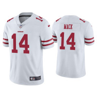 Men San Francisco 49ers #14 Austin Mack Vapor Limited White Jersey