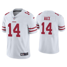 Men San Francisco 49ers #14 Austin Mack Vapor Limited White Jersey