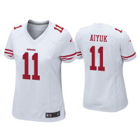 Men San Francisco 49ers #11 Brandon Aiyuk White 2020 NFL Draft Game Jersey