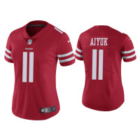 Men San Francisco 49ers #11 Brandon Aiyuk Scarlet 2020 NFL Draft Vapor Limited Jersey