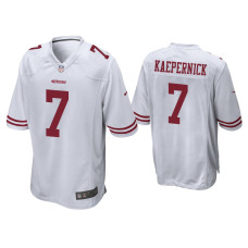 Men San Francisco 49ers #7 Colin Kaepernick White Game Jersey