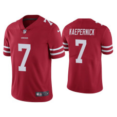 Men San Francisco 49ers #7 Vapor Limited Colin Kaepernick 49ers Red Jersey