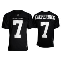 Men San Francisco 49ers #7 Colin Kaepernick Black IM WITH KAP Jersey