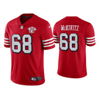 Men San Francisco 49ers #68 Colton McKivitz Vapor Limited Scarlet Jersey