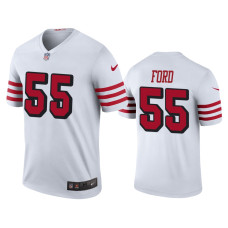 Men San Francisco 49ers #55 Color Rush Legend Dee Ford White Jersey