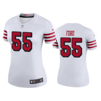 Women San Francisco 49ers #55 Color Rush Legend Dee Ford White Jersey