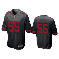 Men San Francisco 49ers #55 Dee Ford Black Game Jersey