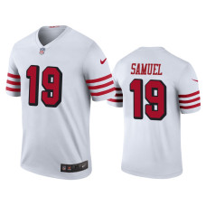 Men San Francisco 49ers #19 Deebo Samuel White NFL Draft Color Rush Legend Jersey