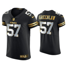 Men San Francisco 49ers #57 Dre Greenlaw Black Golden Edition Elite Jersey