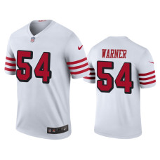 Men San Francisco 49ers #54 Color Rush Legend Fred Warner White Jersey