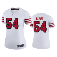 Women San Francisco 49ers #54 Color Rush Legend Fred Warner White Jersey