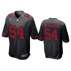 Men San Francisco 49ers #54 Fred Warner Black Game Jersey