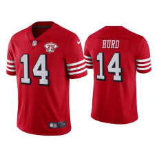 Men San Francisco 49ers #14 Jalen Hurd Vapor Limited Scarlet Jersey