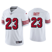 Men San Francisco 49ers #23 Color Rush Limited JaMycal Hasty White Jersey