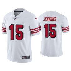 Men San Francisco 49ers #15 Color Rush Limited Jauan Jennings White Jersey