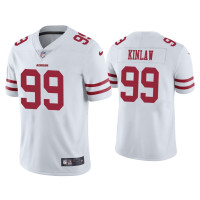 Men San Francisco 49ers #99 Javon Kinlaw White 2020 NFL Draft Vapor Limited Jersey