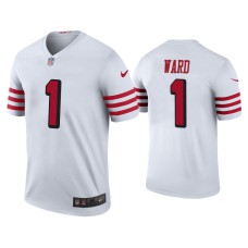 Men San Francisco 49ers #1 Color Rush Legend Jimmie Ward White Jersey