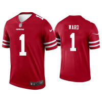 Men San Francisco 49ers #1 Jimmie Ward Scarlet Legend Jersey