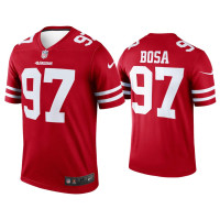 Men San Francisco 49ers #97 Nick Bosa Scarlet Legend Jersey