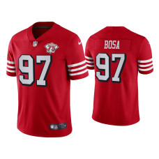 Men San Francisco 49ers #97 Nick Bosa Vapor Limited Scarlet Jersey