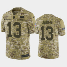 Men San Francisco 49ers #13 Richie James Nike Salute to Service Jersey - Camo