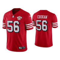 Men San Francisco 49ers #56 Samson Ebukam Vapor Limited Scarlet Jersey